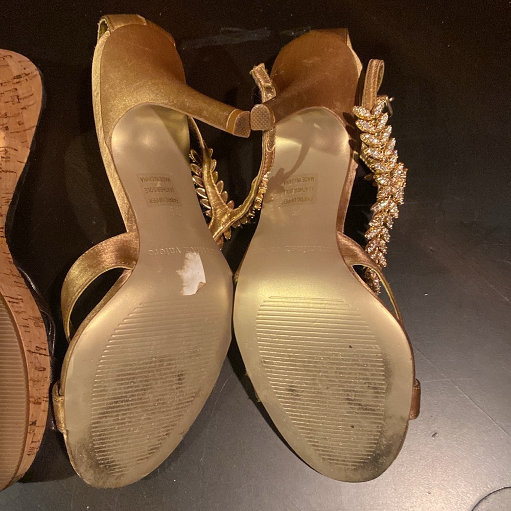 2 pairs Coach and Martinez Valero Heels - Black and Gold lowest price no offers - Picture 7 of 7